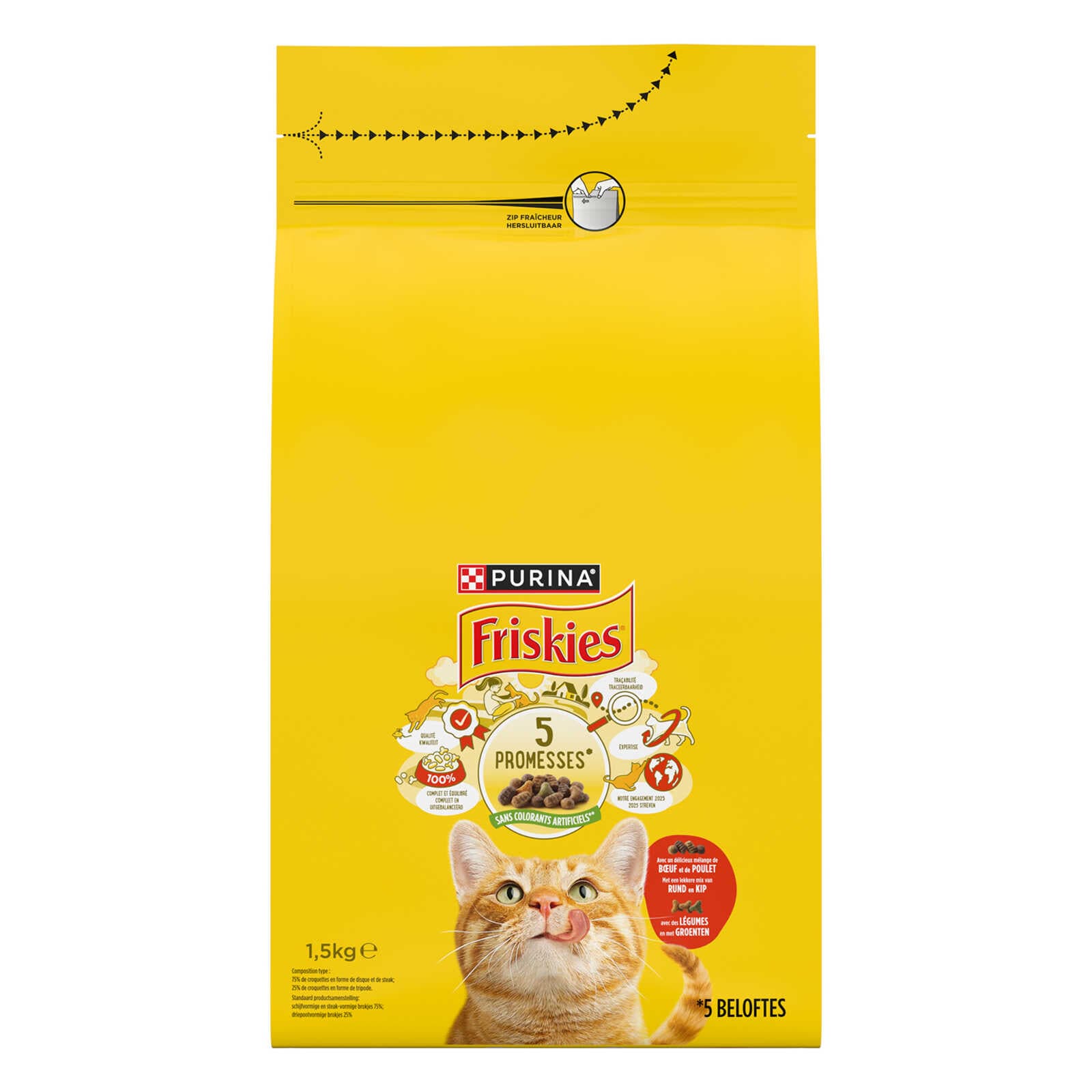 Friskies Kattenvoeding | Adult | Brokjes | Rund