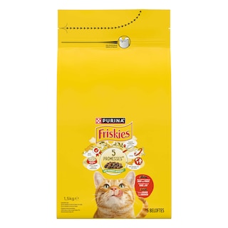 Friskies | Aliment Chat | Adulte | Croquettes | Boeuf 