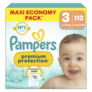 Pampers | Premium Protection | Langes | Taille 3 | Maxi Pack 