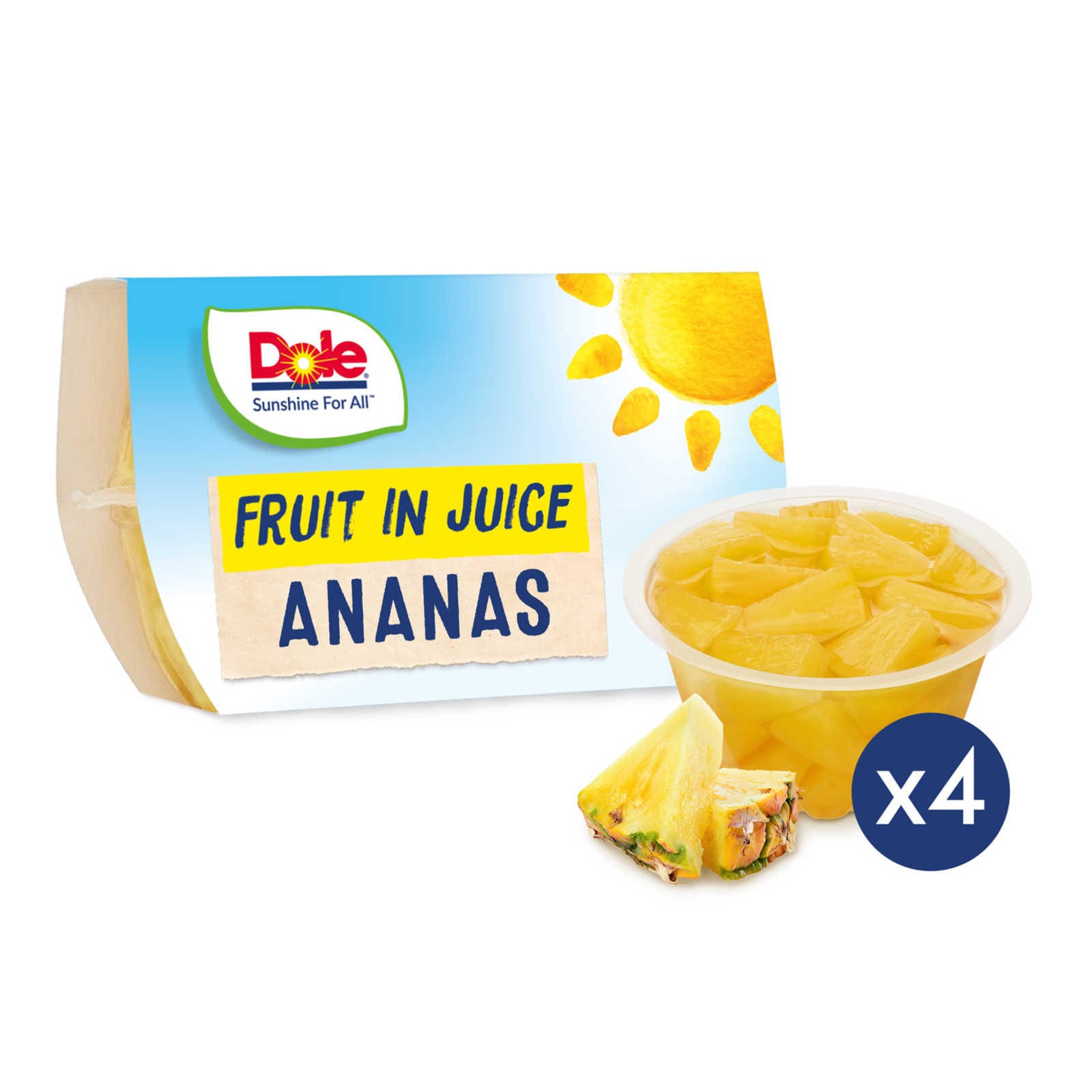 Dole Ananas | tropical | gold | cups