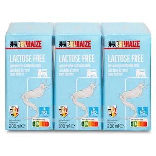 Delhaize | Lait | Demi-écrémé | Sans Lactose 
