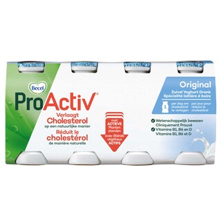 Pro Activ | Yoghurtdrink | Verlaagt cholesterol 8 x 7,5 cl