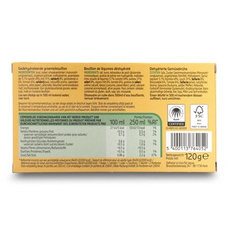 Delhaize | Bouillon | Légumes | Dégraissé 120 gr