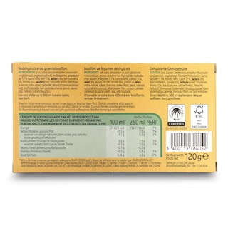 Delhaize | Bouillon | Légumes | Dégraissé 120 gr