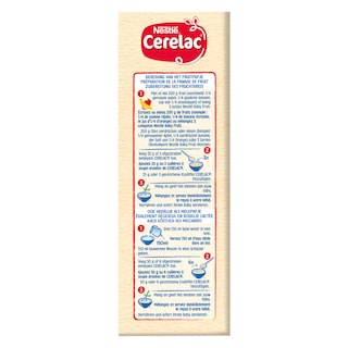 Nestlé | Cerelac | Koekjesmeel | Baby | 4 maanden | Maxi pack 