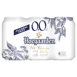 Hoegaarden | Witbier | Alcoholvrij | 0% alc | Blik 
