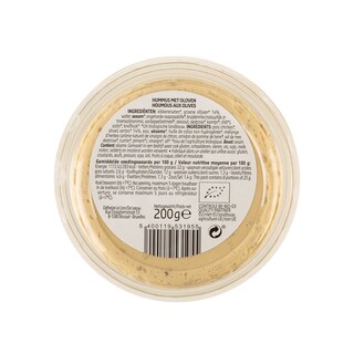 Delhaize | Bio | Houmous | Olive | Bio 200 gr