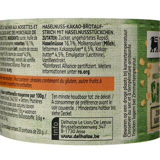 Delhaize | Pâte à tartiner | Choco/Noisette | Crunchy 400 gr