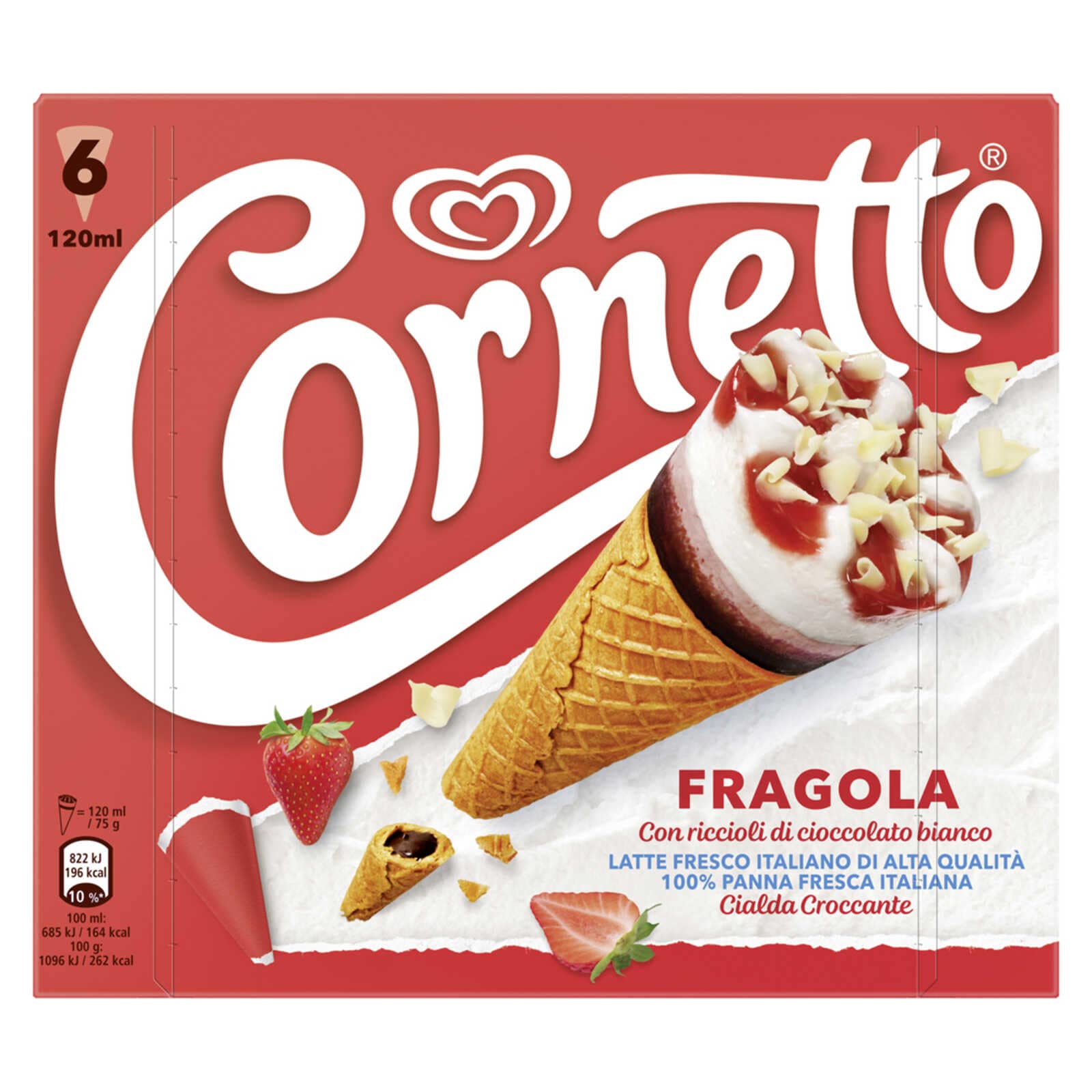 Cornetto Aardbei