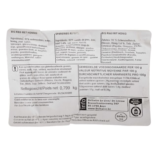 Delhaize | Ribs | Big | Honing 