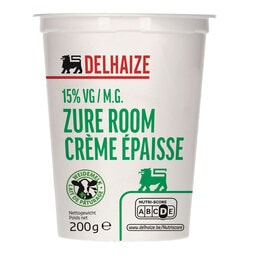 Delhaize | Crème | Epaisse | 15% M.G. 
