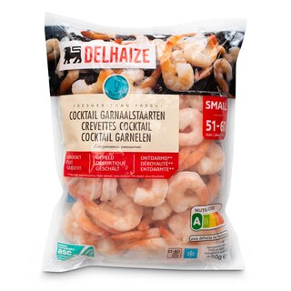 Delhaize | Crevettes cocktail 51/60 450 gr