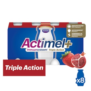 Actimel | Yaourt à boire | Fraise | Pomme grenade 