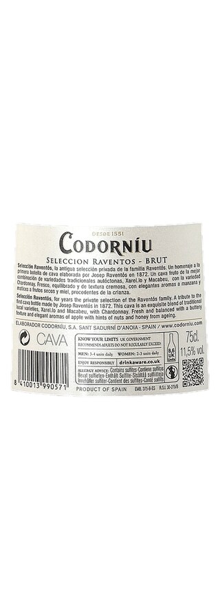 Codorniu | Cava | Raventós | Bio | Brut 