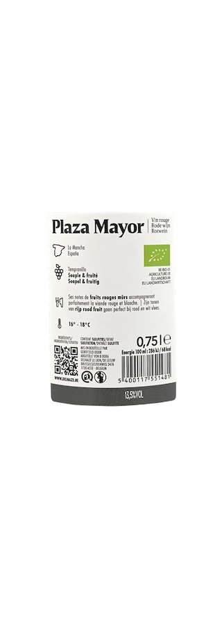 Plaza Mayor | Tempranillo | Bio 