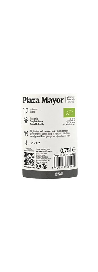 Plaza Mayor | Tempranillo | Bio 