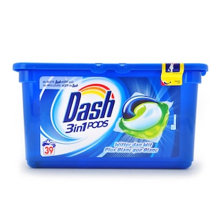 Dash | Lessive | Pods | 3 en 1 | Regular 