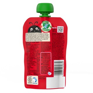 Olvarit | Knijpzakje | Aardbei Banaan Kiwi Appel | 12M 100 gr