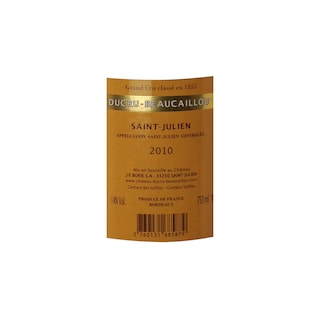 France - Frankrijk | Bordeaux - Saint-Julien | Château Ducru-Beaucaillou | 2010 | Rouge 