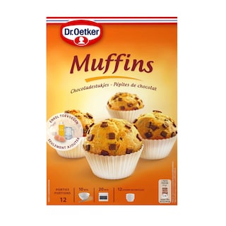 Muffins | Stukjes chocolade | Bereiding