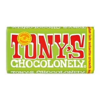 Tony's Chocolonely | Chocolat | Lait | Noisette Croustillant | Fairtrade 180 gr