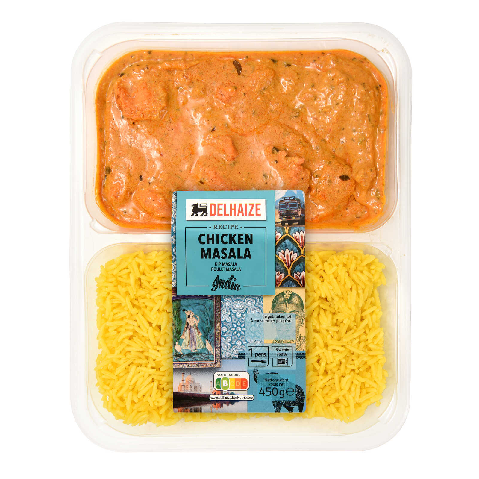 Delhaize Kip | Tikka Massala | Rijst