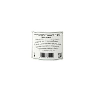 France - Bourgogne | Puligny Montrachet 1er cru | Sous le Puits 2012 Wit 