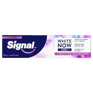 Signal | Dentifrice | White Now | Forever Young 