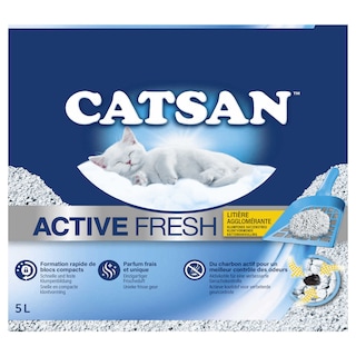 Catsan | Litière chats | Agglomérante | Active Fresh 