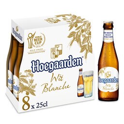 Hoegaarden | Witbier | 4,9% alc | Fles 8 x 25 cl