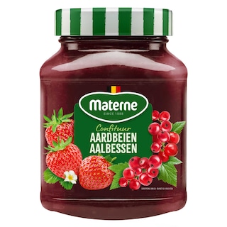 Materne | Aardbeï-RodeBessenconfituur 