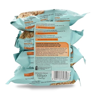 Delhaize | Galette | De | Mais | Sel de Mer | 4X25G 