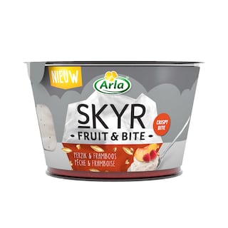 Arla | Skyr | Fruit&Bite | Perzik & Framboos 