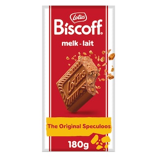 Biscoff | Chocolat au lait | Morceaux de speculoos 180 gr