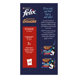 Felix | Kattenvoeding | Sensations | Saus 12 x 85 gr