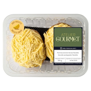 Atelier Gourmet | Gevulde aardappel | Raclette 