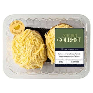 Atelier Gourmet | Pommes de terre farcies | Raclette 310 gr