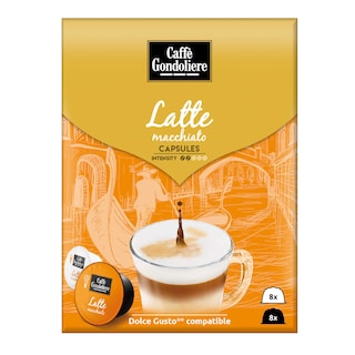 Caffè Gondoliere | Koffie | Latte Macchiato | Dolce Gusto caps 