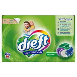 Dreft | 4in1 Caps | Wasmiddel | Caps | Regular 16 st