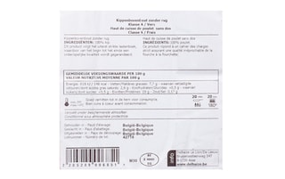 Delhaize | Hauts de cuisses | Poulet | Sans dos 