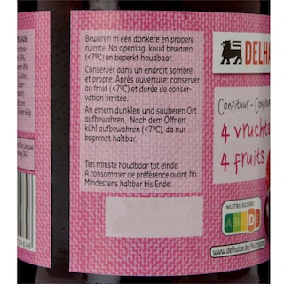 Delhaize | Confiture | 4Fruits | Ex 450 gr