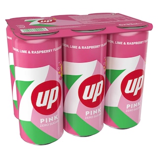 7Up | Pink lemonade | Zero 6 x 33 cl