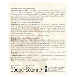Delhaize | Roomijs | Mokka | Low sugar 