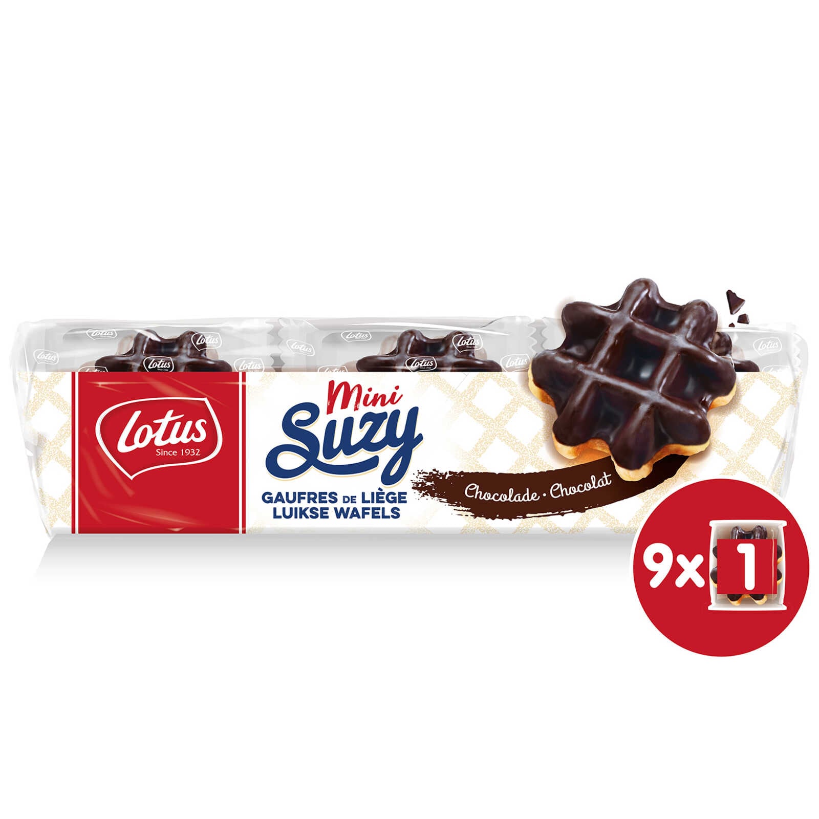 Lotus Suzy | Luikse wafels | Mini | Chocolade