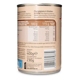 Delhaize | Champignons schijfjes 