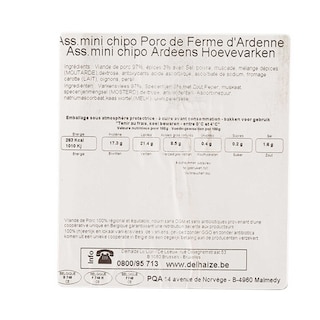 Delhaize | Mini chipo | Hoevevarken | Ardens | Assortiment 