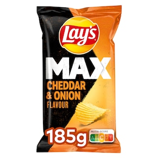 Lay's | Max | Chips | Cheddar | Onion 185 gr