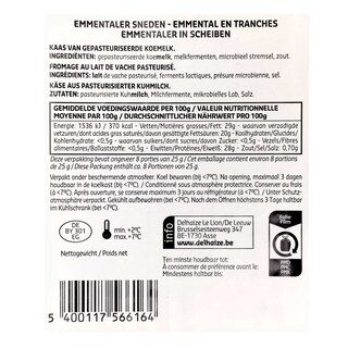 Delhaize | Emmental | Tranches 