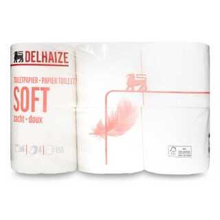 Delhaize | Eco | Papier Toilette | 4 plis | Eco 6 pc