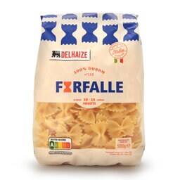 Delhaize | Pâtes | Farfalle 500 gr